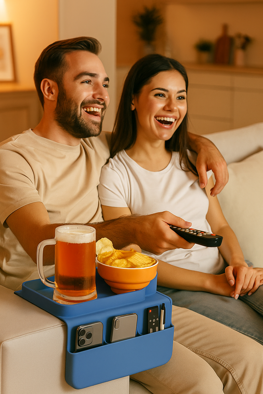 ⭐ Multi-Functional Sofa Armrest Organizer Tray