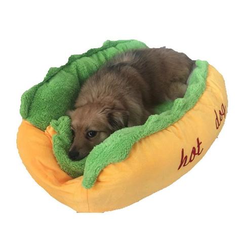 Hot Dog Pet Bed – Ultra-Soft & Adorably Cozy Design