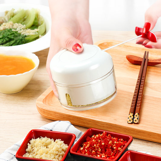 🍲 【No More Tears!】 Manual Mini Food Chopper — Your Kitchen’s New Best Friend!