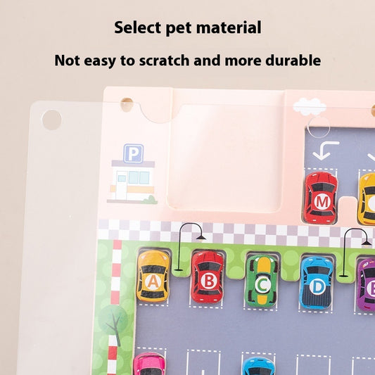 【Alphabet Raceway】2-in-1 Magnetic Letter Matching Maze
