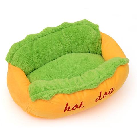 Hot Dog Pet Bed – Ultra-Soft & Adorably Cozy Design