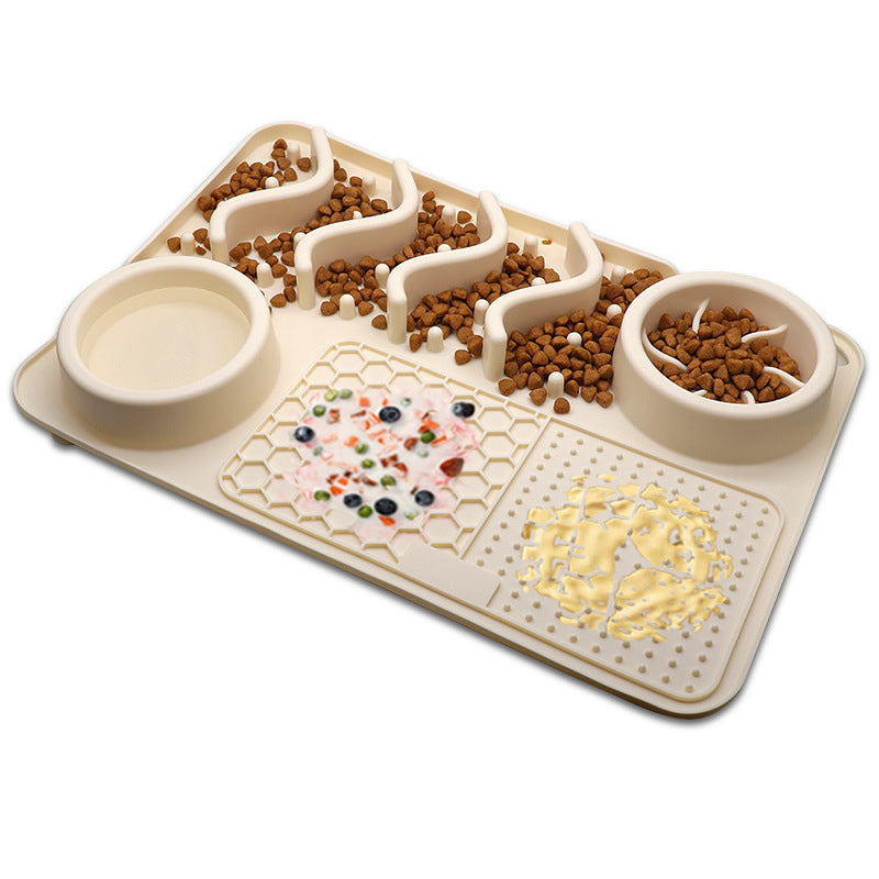 Revolutionize Your Pet’s Mealtime: The ALL-IN-ONE Multi-Functional Slow Feeder Enrichment Mat