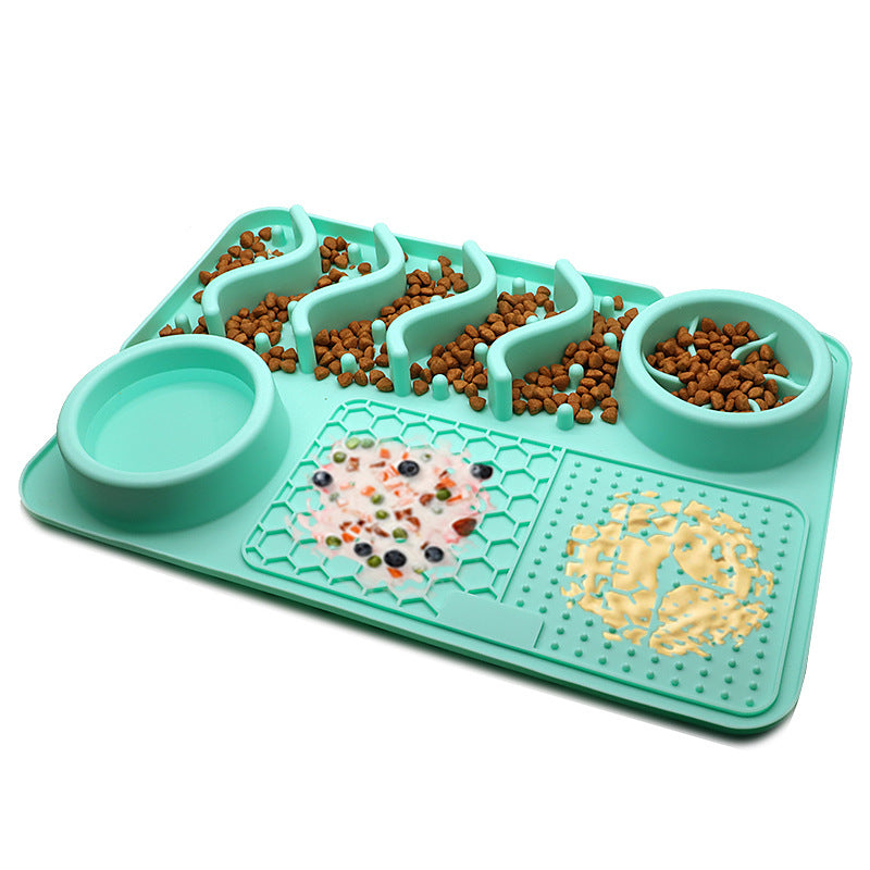 Revolutionize Your Pet’s Mealtime: The ALL-IN-ONE Multi-Functional Slow Feeder Enrichment Mat