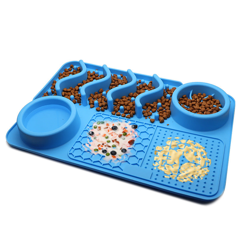 Revolutionize Your Pet’s Mealtime: The ALL-IN-ONE Multi-Functional Slow Feeder Enrichment Mat