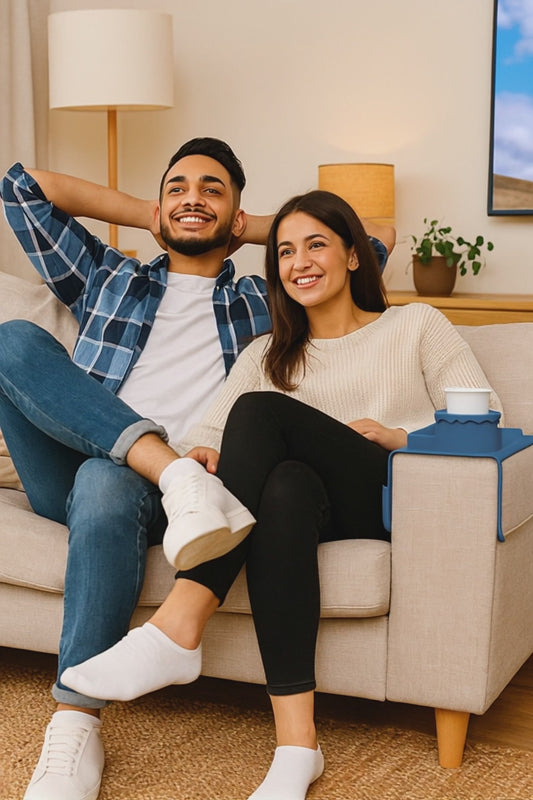 ⭐ Multi-Functional Sofa Armrest Organizer Tray