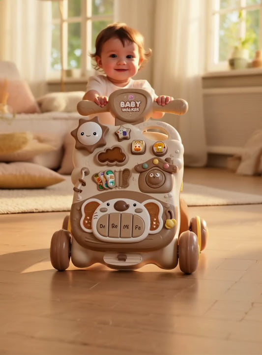 🌟 Multi-Functional Baby Activity Walker | Helping Your Little One Take Their First Steps with Confidence